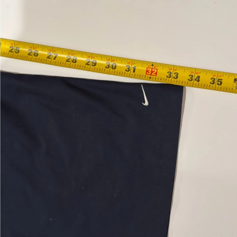 Vintage Nike Gray Tag Women’s 2XL Navy Blue Athletic Tights Leggings - Picture 4 of 7